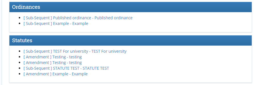 Statutes